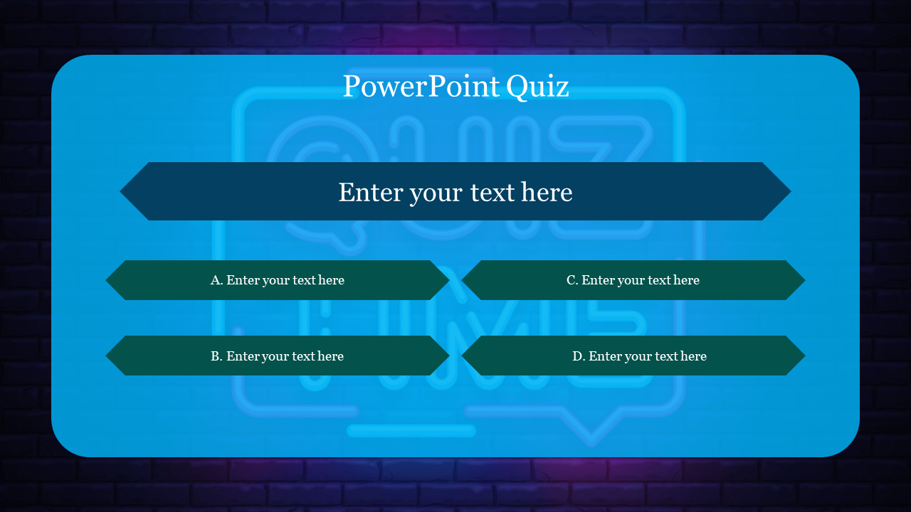 sample powerpoint presentation for quiz